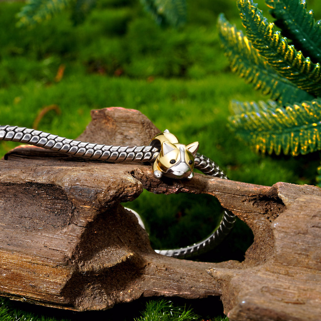 Gnoce Lovely Corgi Dog Charm_3