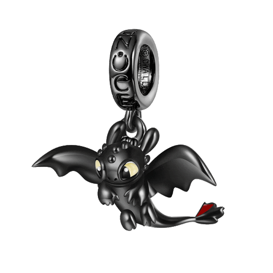 Gnoce How to Train Your Dragon Toothless Flapping Wings Pendant Dangle Charm_1