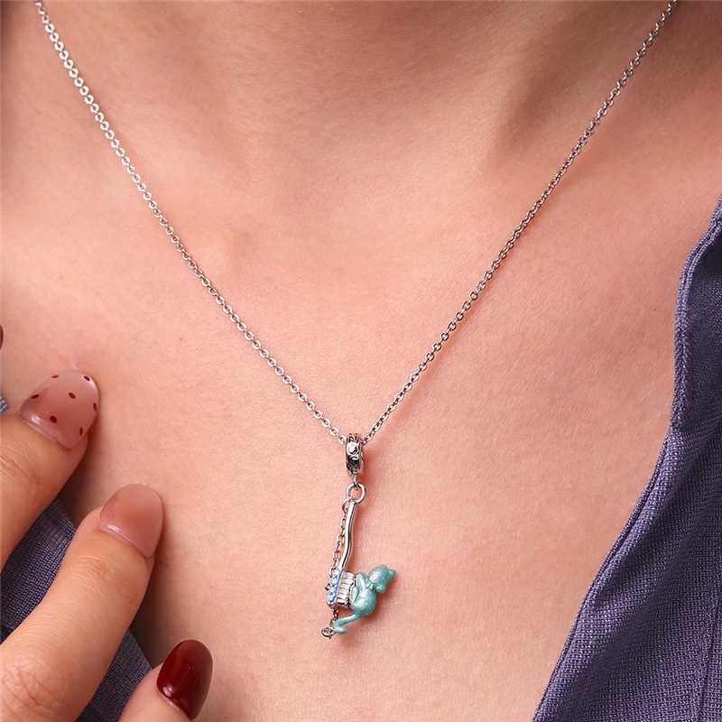 Gnoce Cute Glow-in-the-Dark Cat Toothpaste Toothbrush Pendant Dangle Charm_7