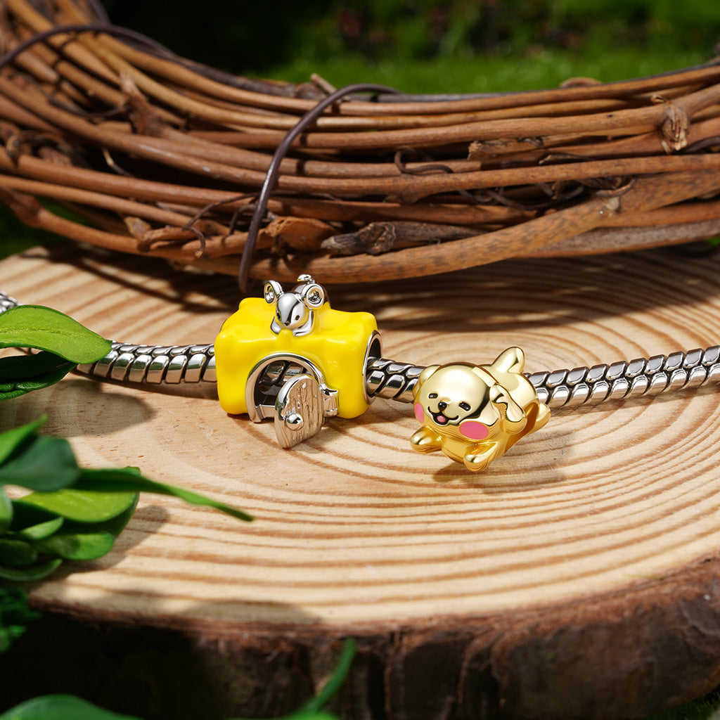Gnoce Fat Golden Retriever Puppy Charm_3