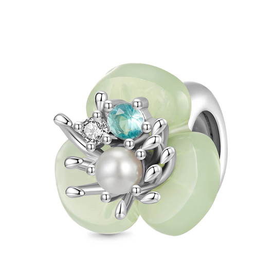 Gnoce Spring Healing Green Flower Stopper Charm_1