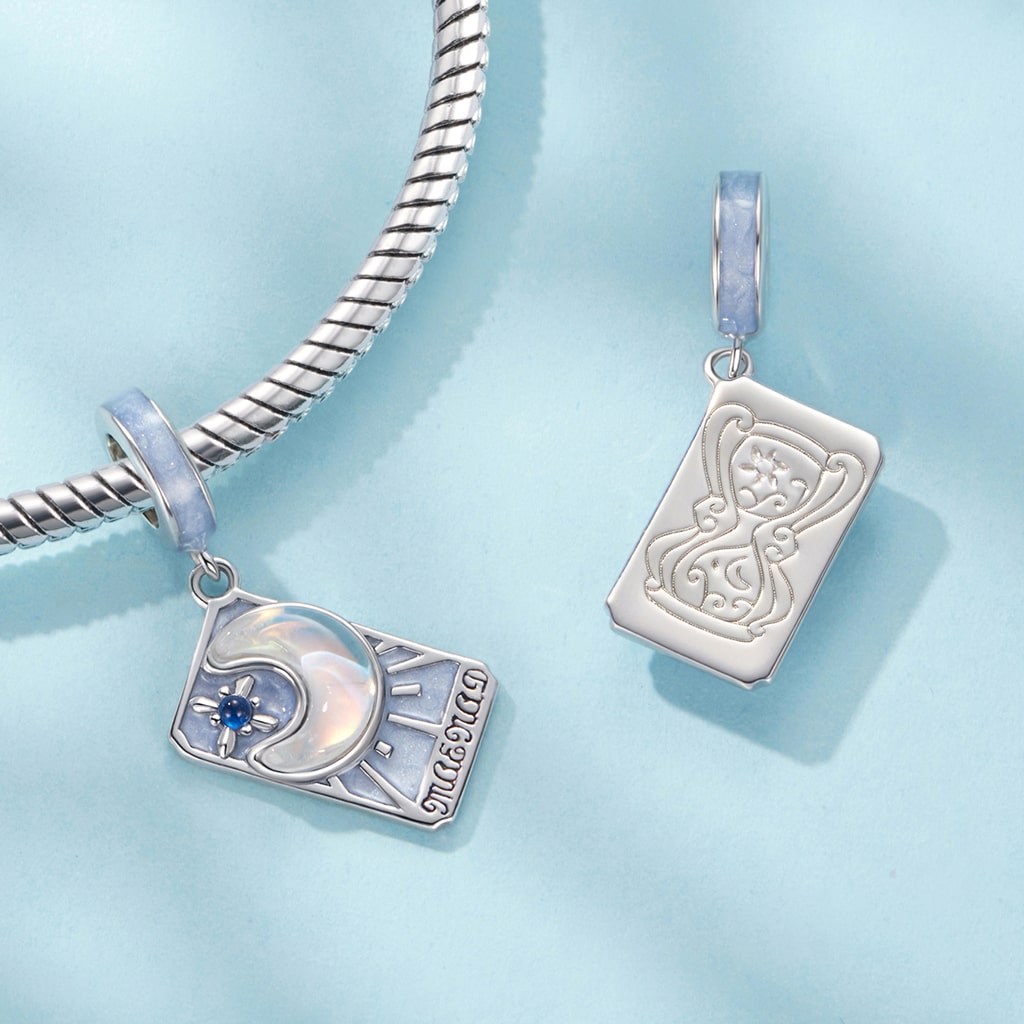 Gnoce High Priestess Tarot Pendant Dangle Charm_2