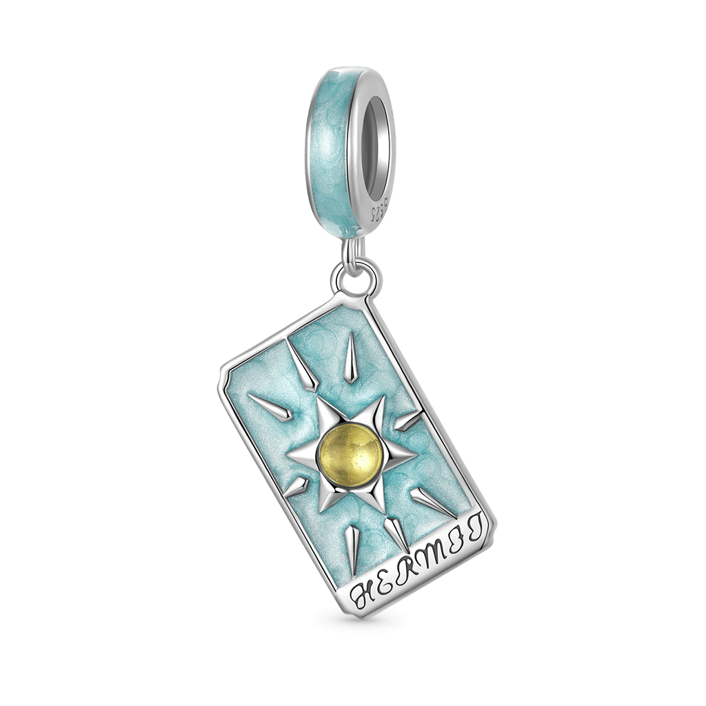 Gnoce Hermit Tarot Pendant Dangle Charm_1