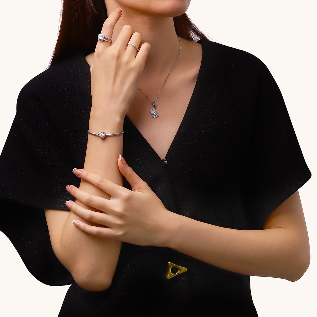 Gnoce Mom Daughter Puzzle of Love Charm_4