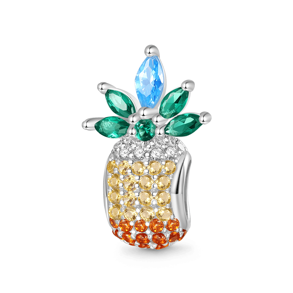 Gnoce Full Diamond Gradient Pineapple Charm_1