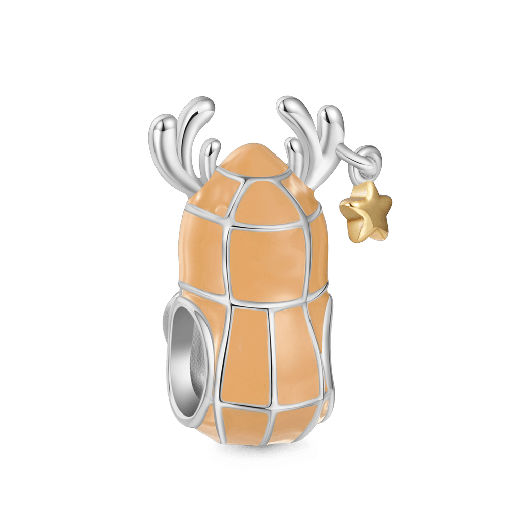 Gnoce Peanut Reindeer Embraces Heart Charm_3