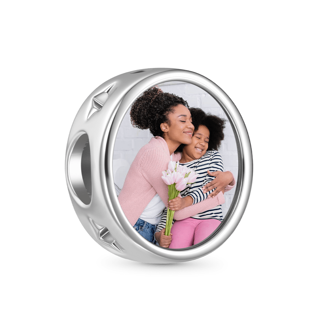 Gnoce Mother's Day HUG MUMMY Personalized Photo Charm_2