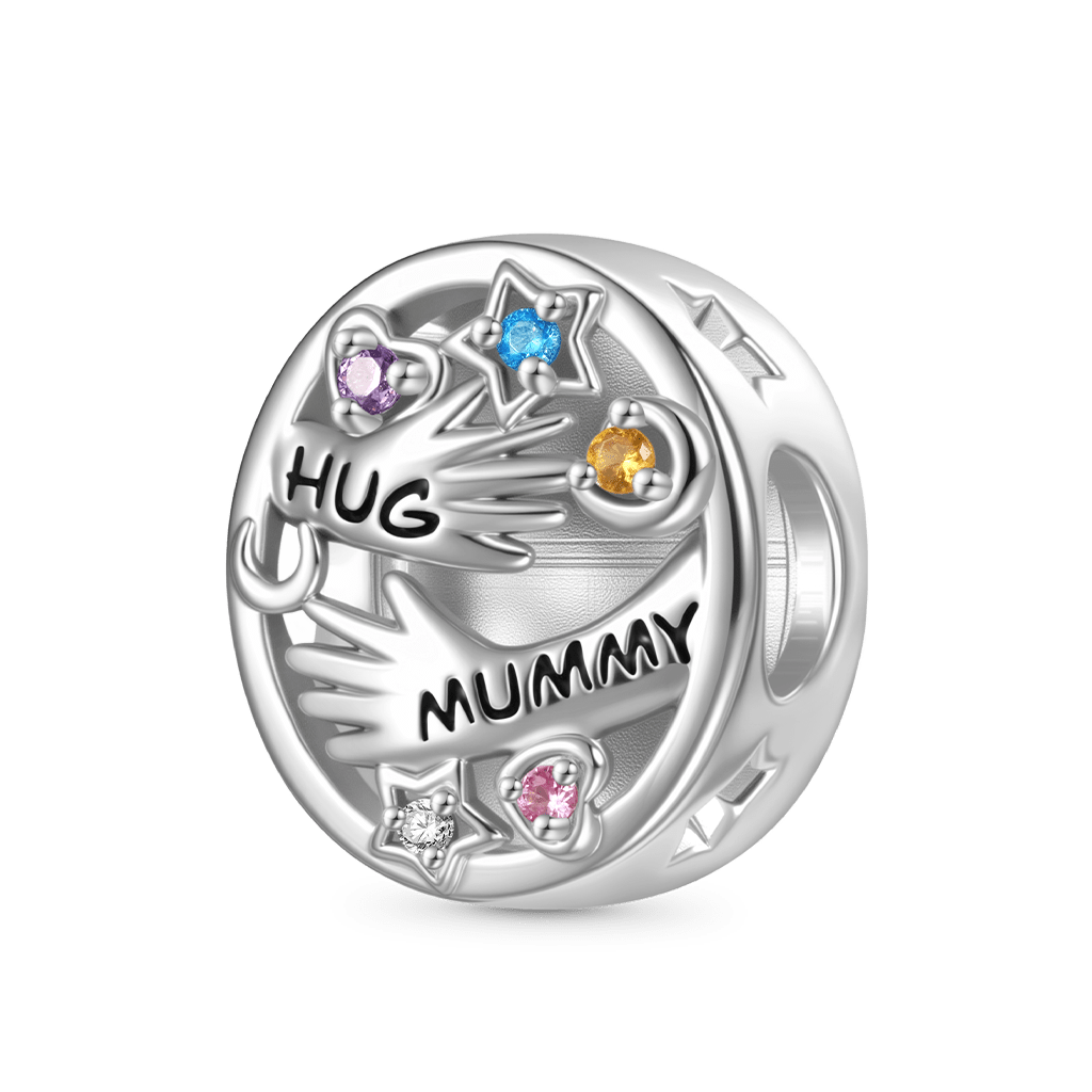 Gnoce Mother's Day HUG MUMMY Personalized Photo Charm_3