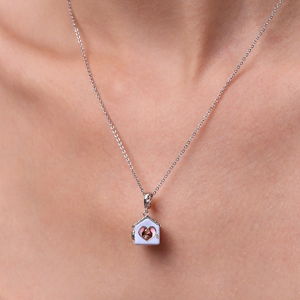 Teddie in a House Pendant_5