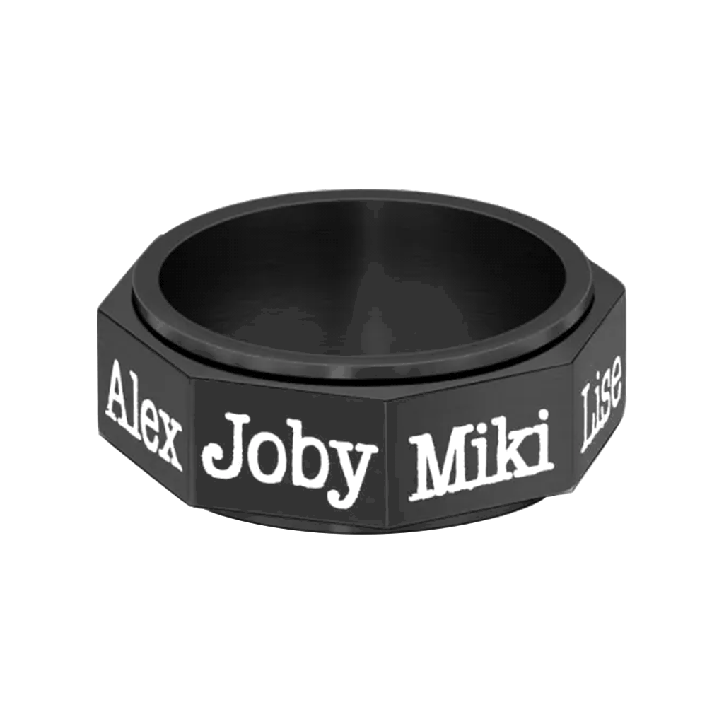 Gnoce Personalized Engravable Men Band Ring_1