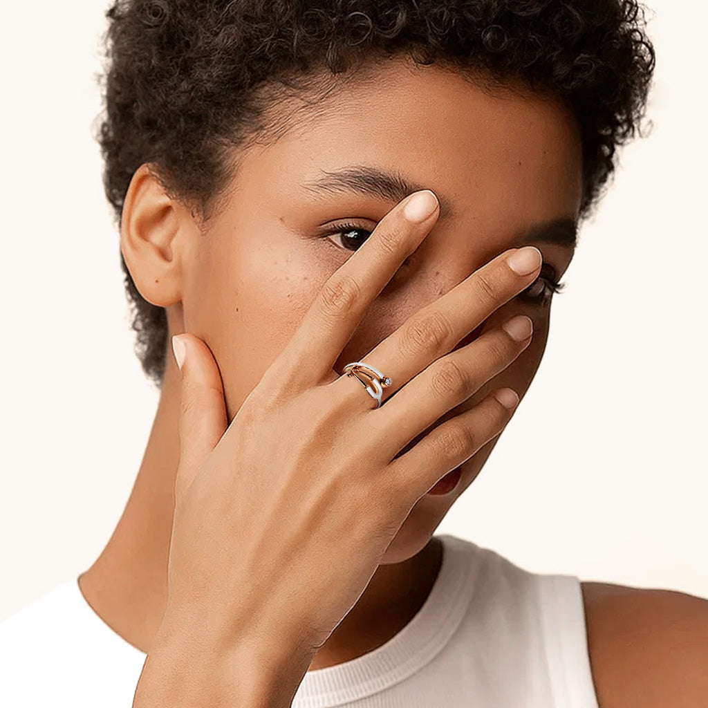 Gnoce Adjustable Stethoscope Enamel Birthstone Ring_2