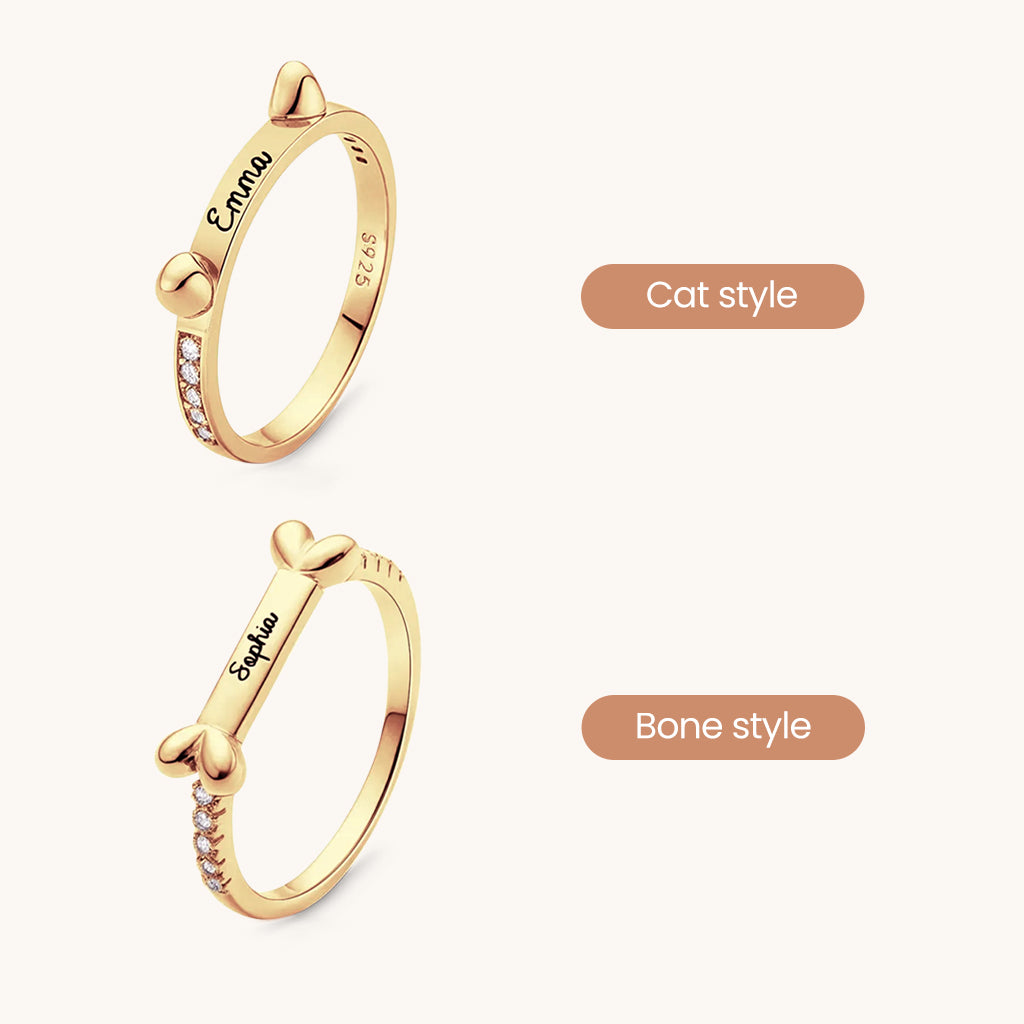 Gnoce Personalized Cute Pet Ring_2