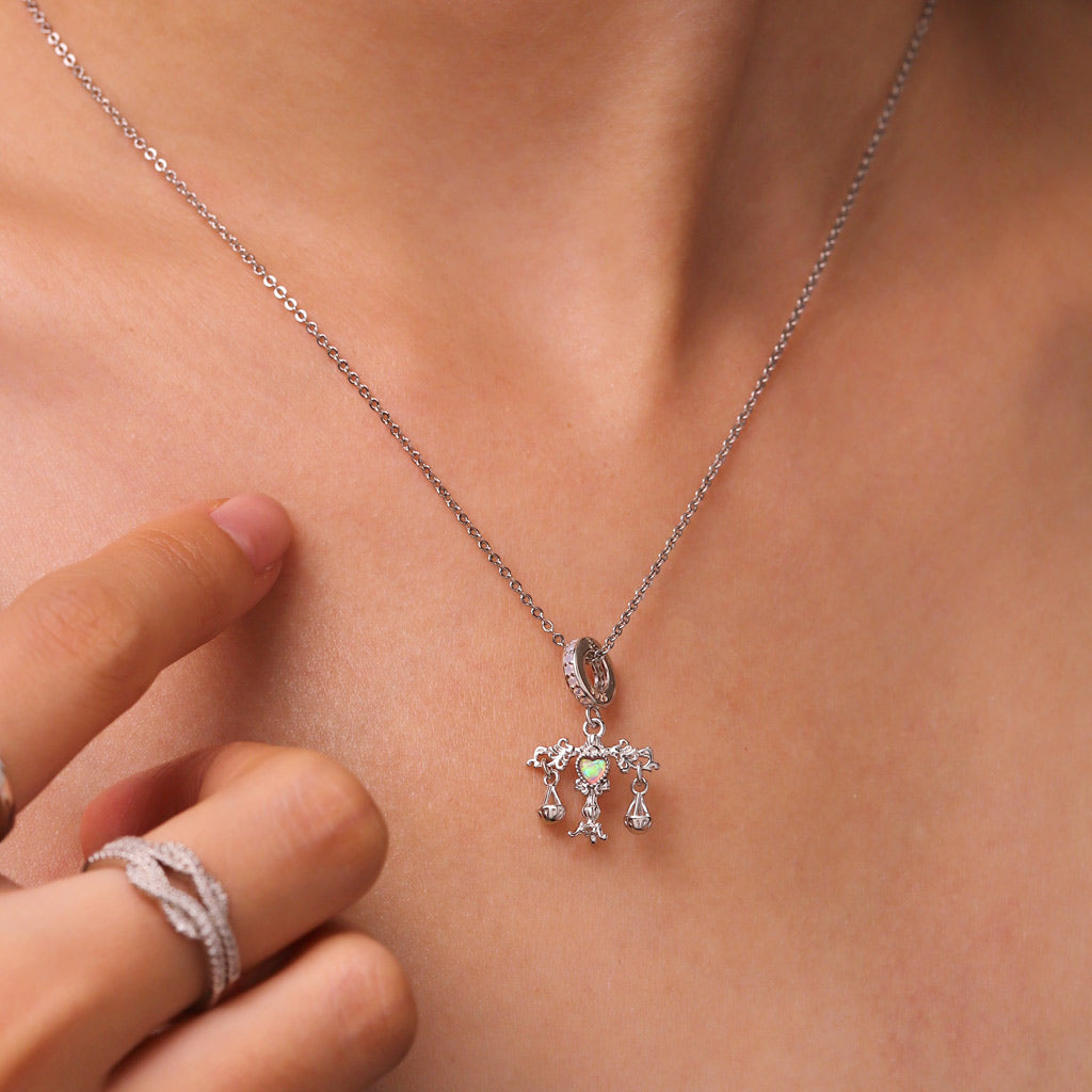Gnoce French Romantic Libra Pendant Dangle Charm_4