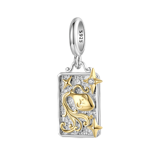 Gnoce Constellation Aquarius Pendant Dangle Charm_1