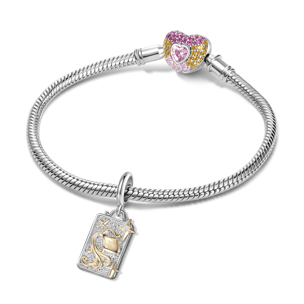 Gnoce Constellation Aquarius Pendant Dangle Charm_3