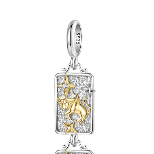 Gnoce Constellation Taurus Pendant Dangle Charm_1