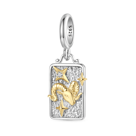 Gnoce Constellation Aries Pendant Dangle Charm_1