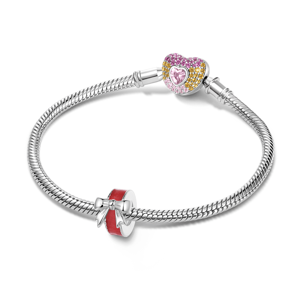 Gnoce Red Bow Stopper Charm_3