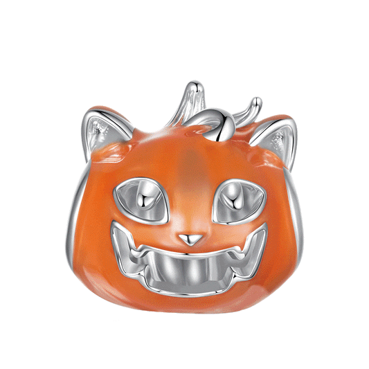 Gnoce Halloween Pumpkin Cat Glow-in-the-dark Charm_1