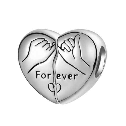 Gnoce Valentine's Day Personalized Love Forever Heart Charm_1