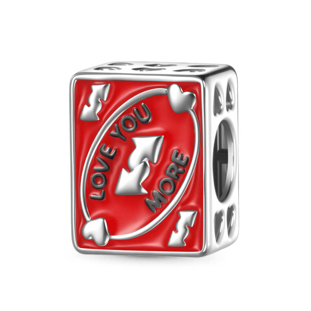 Gnoce Valentine's Day "Love You More" Card Charm_1