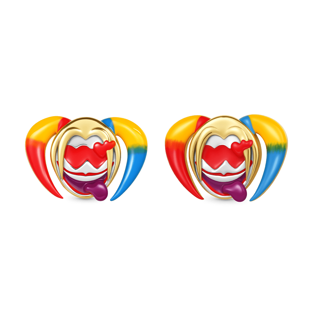 The Suicide Squad x Gnoce Harley Quinn Stud Earrings_3