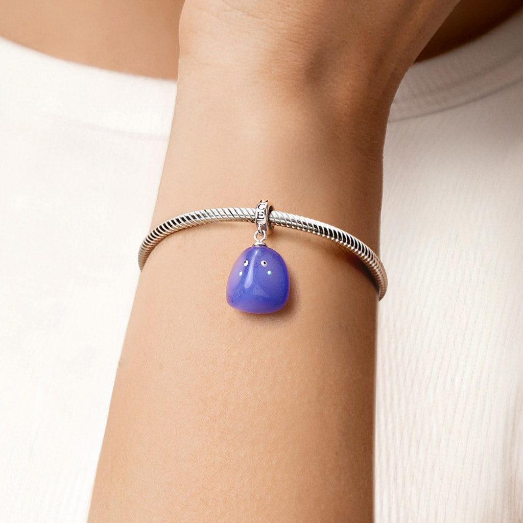 Gnoce Squishy Blue Pet Stone Dangle Charm Pendant_2