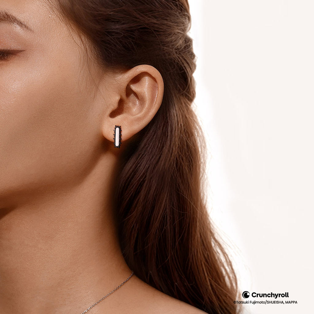 Gnoce Chainsaw Man Stud Earrings_2