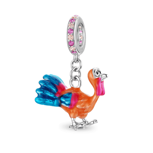 Gnoce Thanksgiving Day Turkey Pendant Dangle Charm_5