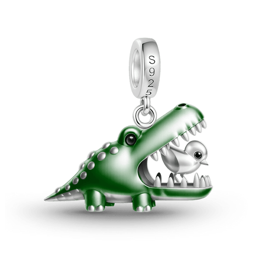 Gnoce Toothpick Bird Crocodile Pendant Dangle Charm_5