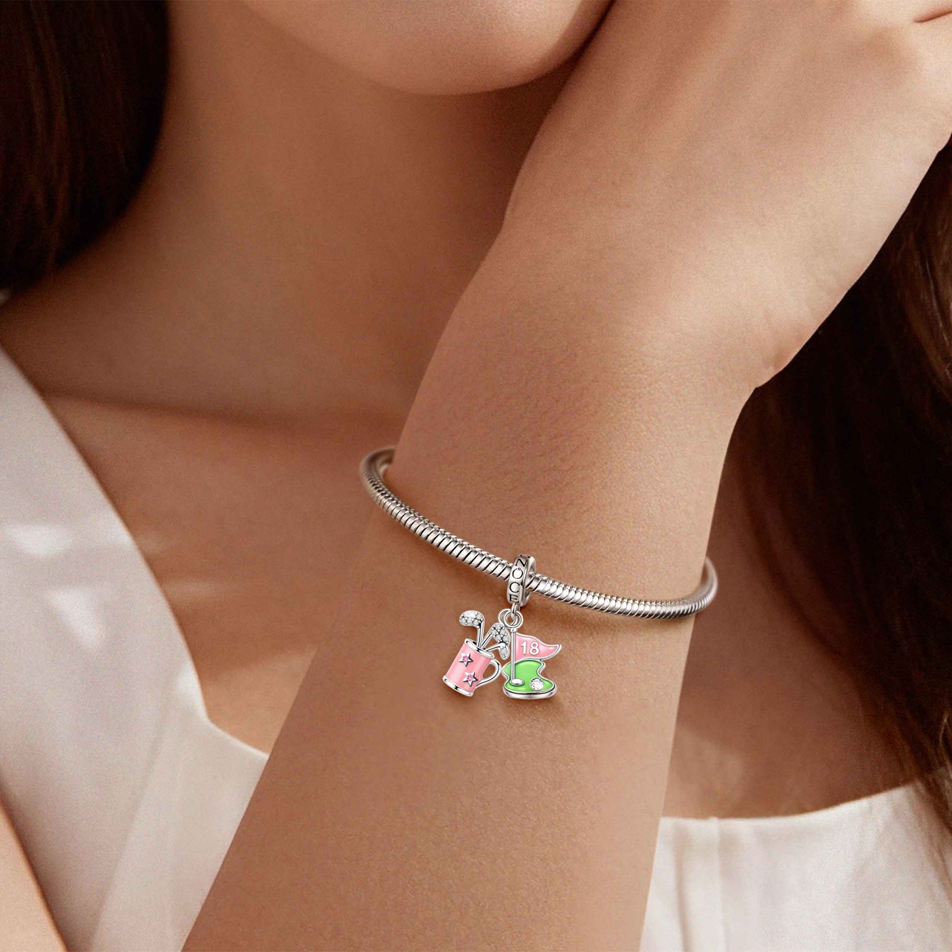 Gnoce Golf Club Pendant Dangle Charm_2