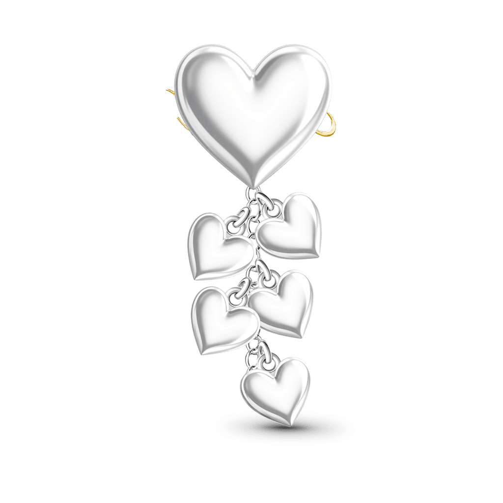 Gnoce Mother's Day Customized Birthday Stones and Initial Charm_6