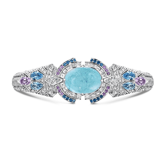 Gnoce Vintage-Inspired Multi-Blue Gemstone Ring_1