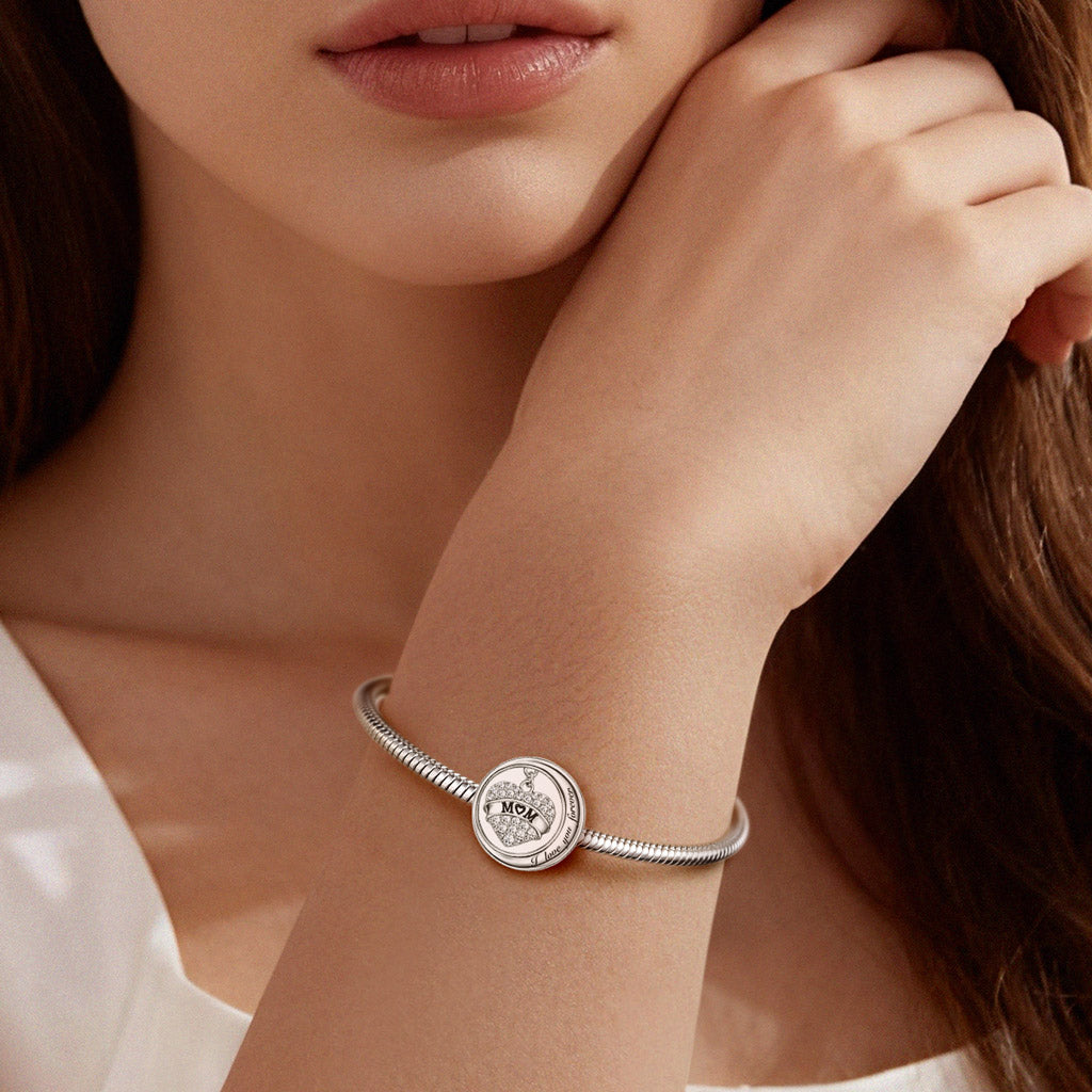 Gnoce Mother's Day Mom Moon Personalized Photo Charm_4