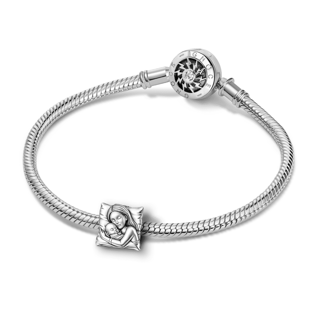 Gnoce Mother's Day Mother & Child Throw Pillow Charm_3