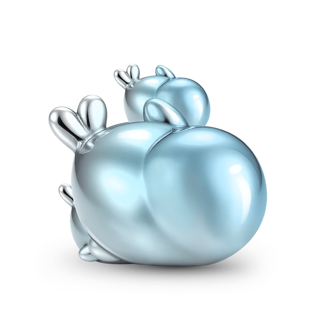 Gnoce Mother's Day Seal Mother & Twin Babies Stopper Charm_5