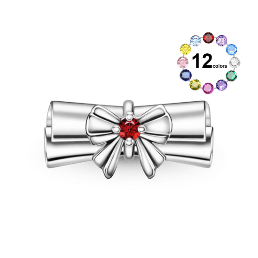 Gnoce Graduation Season Graduation Diploma Engravable Birthstone Charm_1