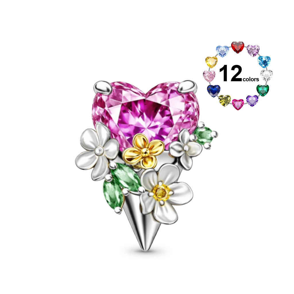 Gnoce Bouquet Birthstone Charm_1