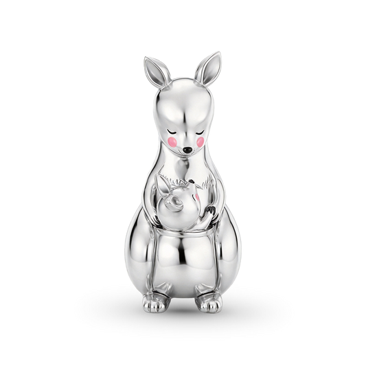 Gnoce Mother's Day Kangaroo Embraces Baby Charm_1