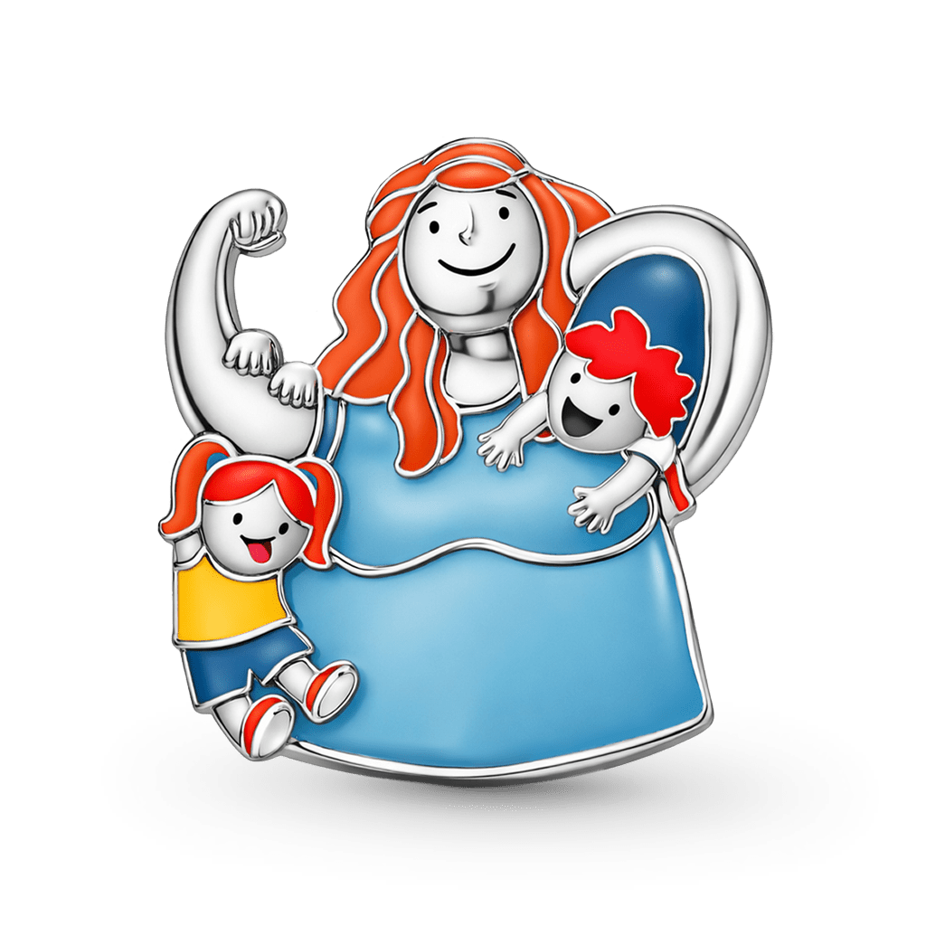 Gnoce Mother's Day Mother & Babies Charm_1