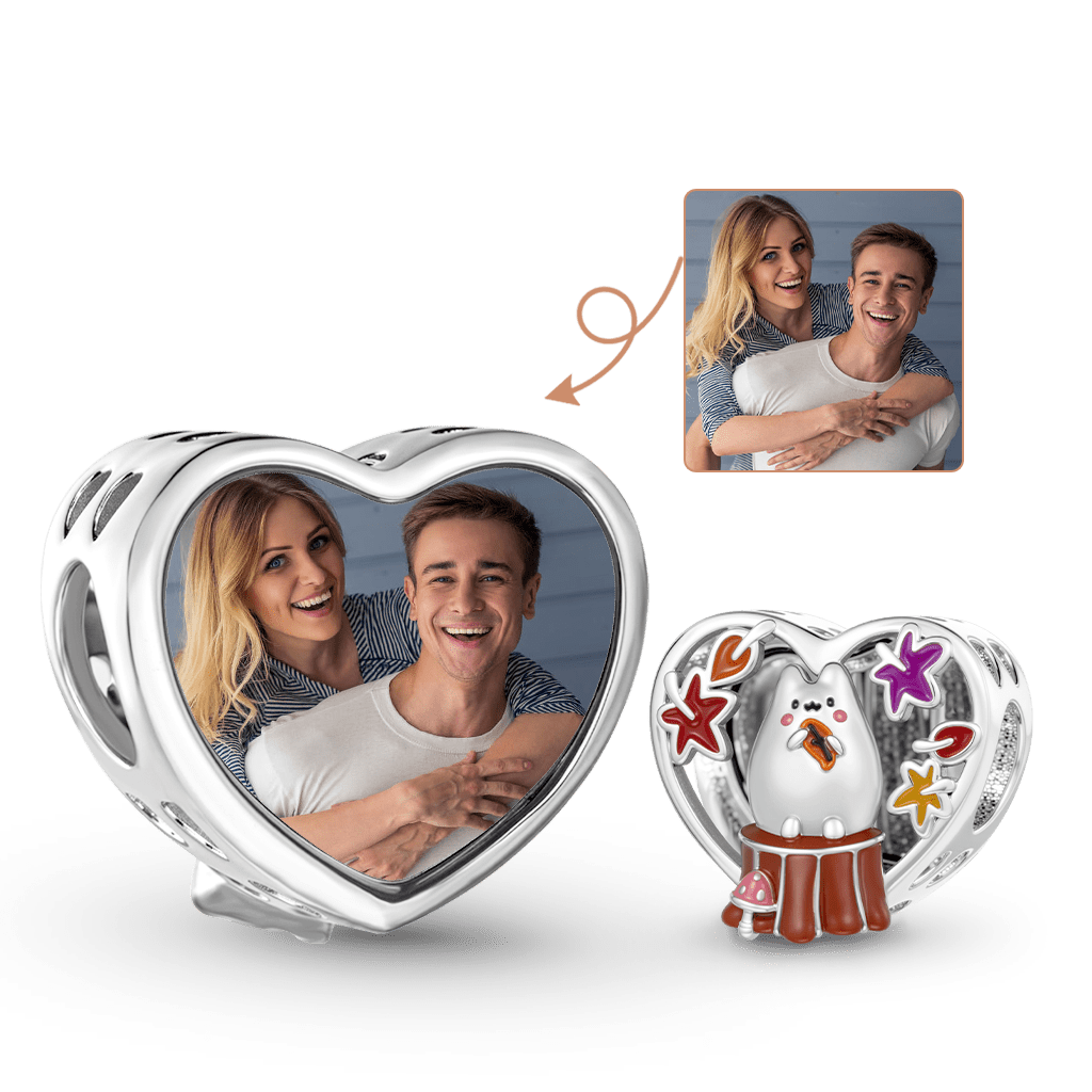 Gnoce Cat Personalized Photo Charm_1