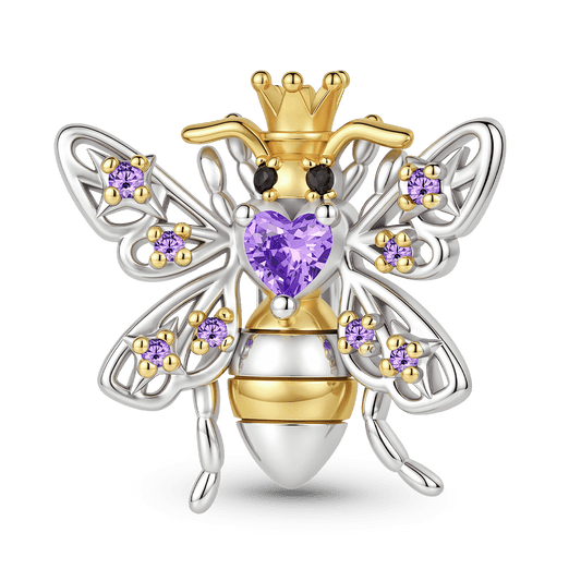 Gnoce Bee Charm Platinum-plated Silver Blend_1