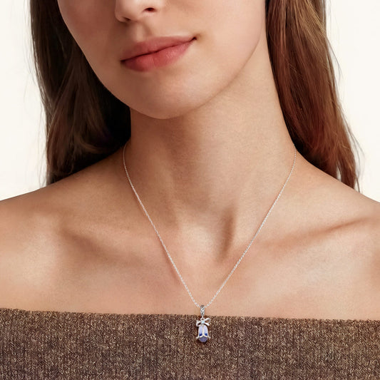 Gnoce Bluebell Charm Platinum-plated Silver Blend_3