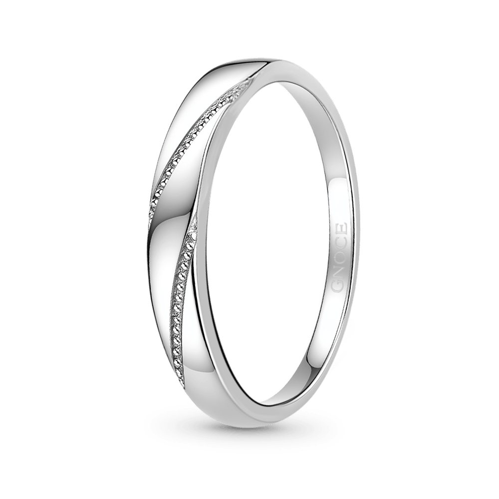 Gnoce 'Love At First Sight' Adjustable Diamond Men's Band_1