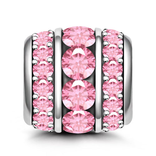 Gnoce "Tourmaline October" Birthstone Zodiac 925 Sterling Silver Best Birthday Gift for Her Bead Charm Fit for Pandora Bracelet_1