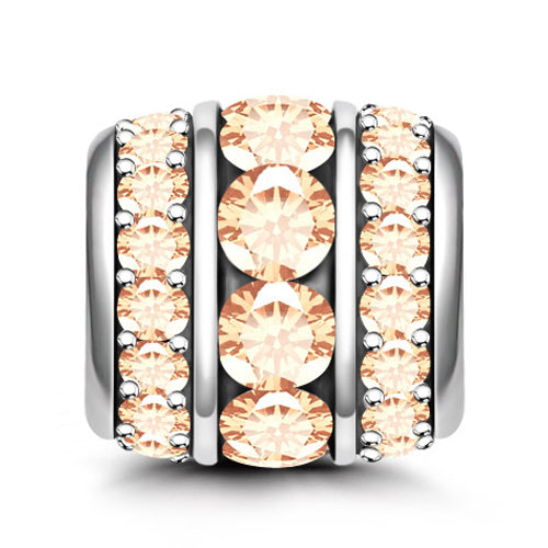 Gnoce "Lucky June"  Alexandrite June Birthstone 925 Sterling Silver Fit For Bracelet Necklace and Choker Gift for her Mom Bead Charm_1