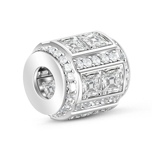 Gnoce "April Birthstone to Be Pride of Your Birth Month" Made of 925 Sterling Silver Pure Crystal Birthstone Charm_2