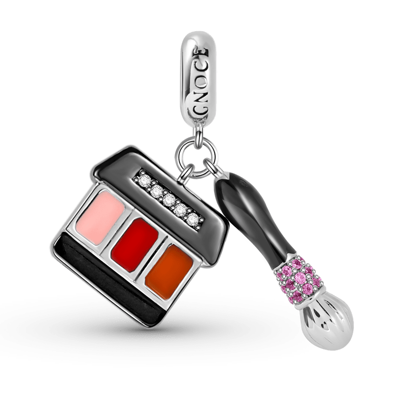 Makeup Tools Pendant Dangle Charm Sterling Silver_1