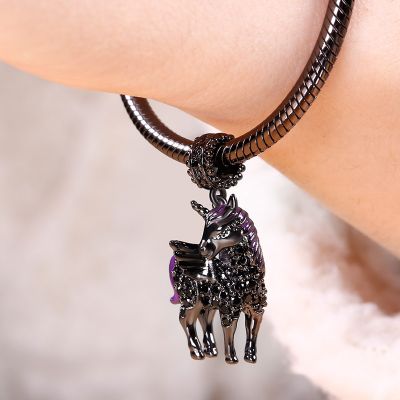 Black Unicorn Pendant