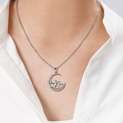 Love You To The Moon&Back Necklace